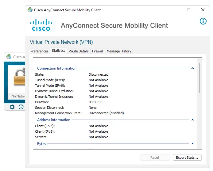 Cisco AnyConnect Secure Mobility Client 5.0.00529