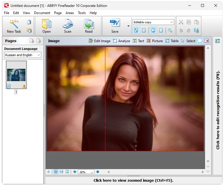 ABBYY FineReader 10 для Windows 10
